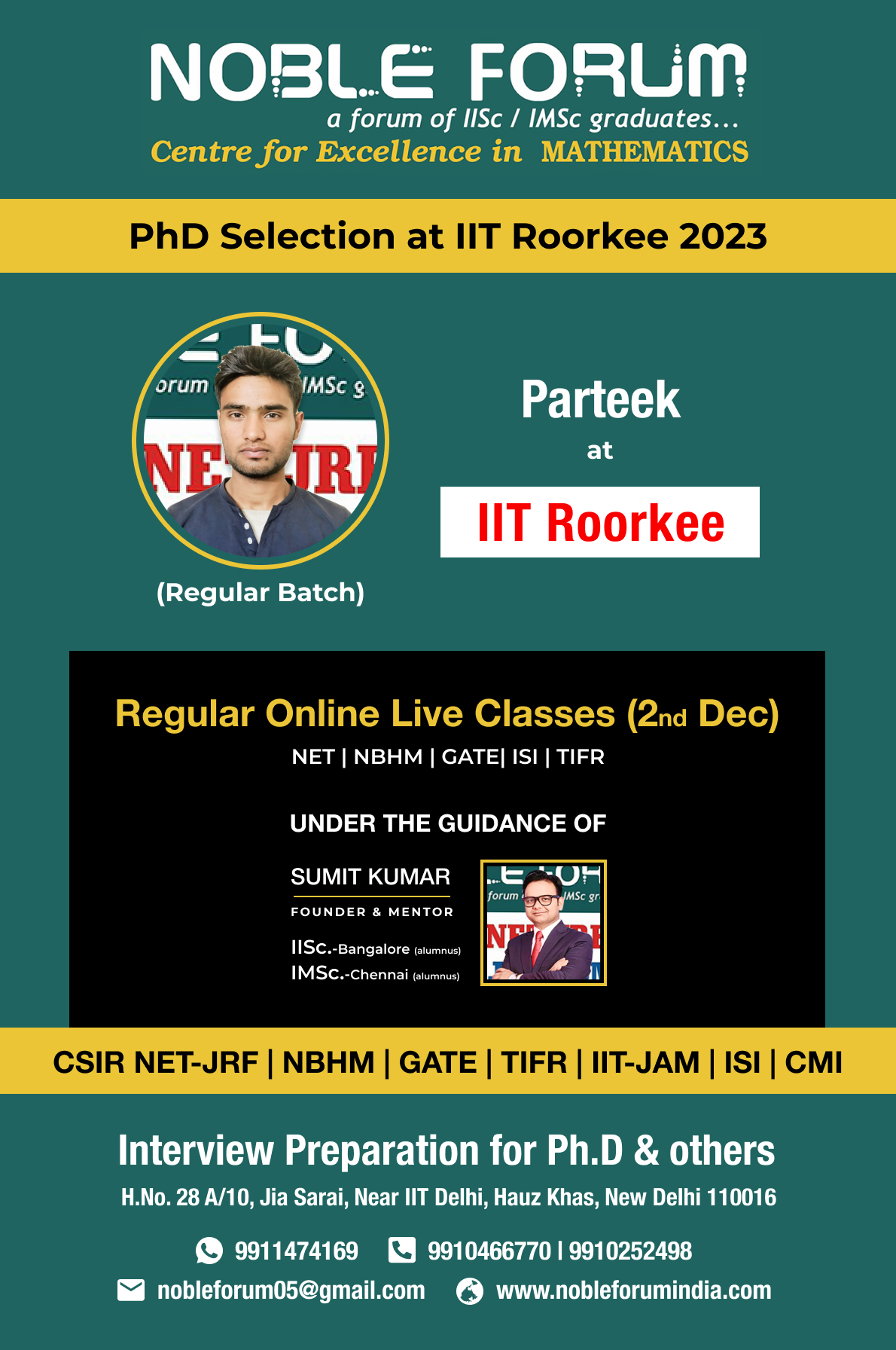 Parteek -IIT Roorkee